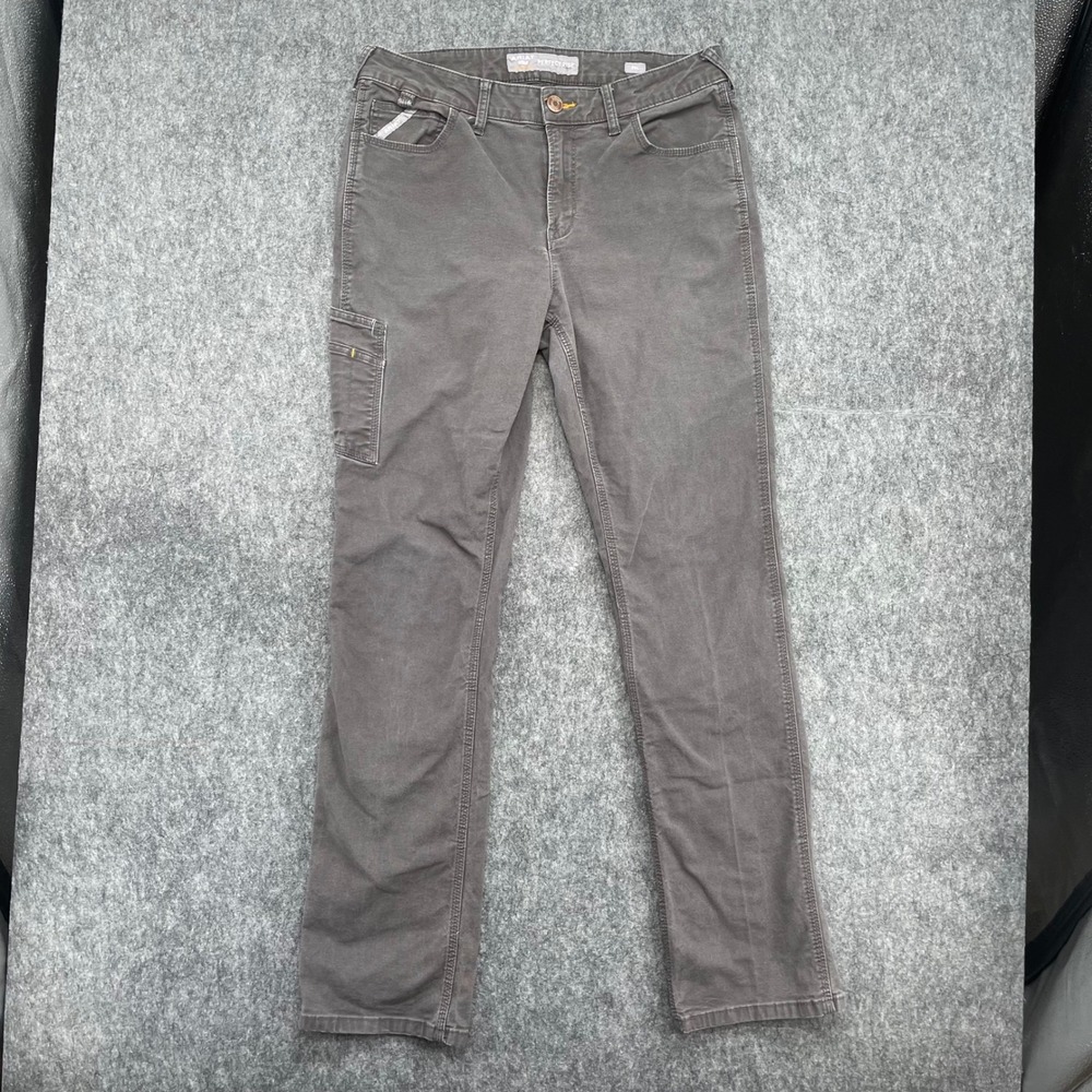 Ariat Rebar Pants Womens 30x28 DuraCanvas Grey Work Perfect Rise Straight Leg